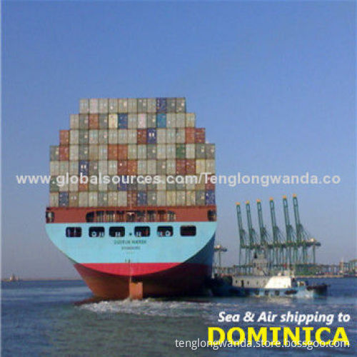Shipping container to Caucedo and Roseau of Dominica from Xiamen Qingdao Tianjin